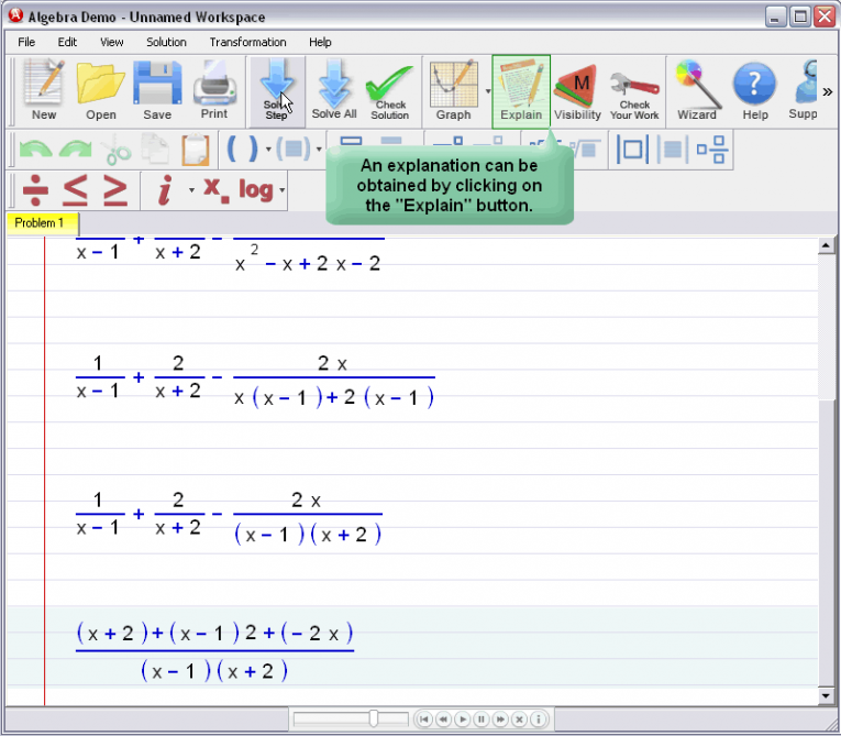 picture 2 for demo on Adding And Subtracting Fractions