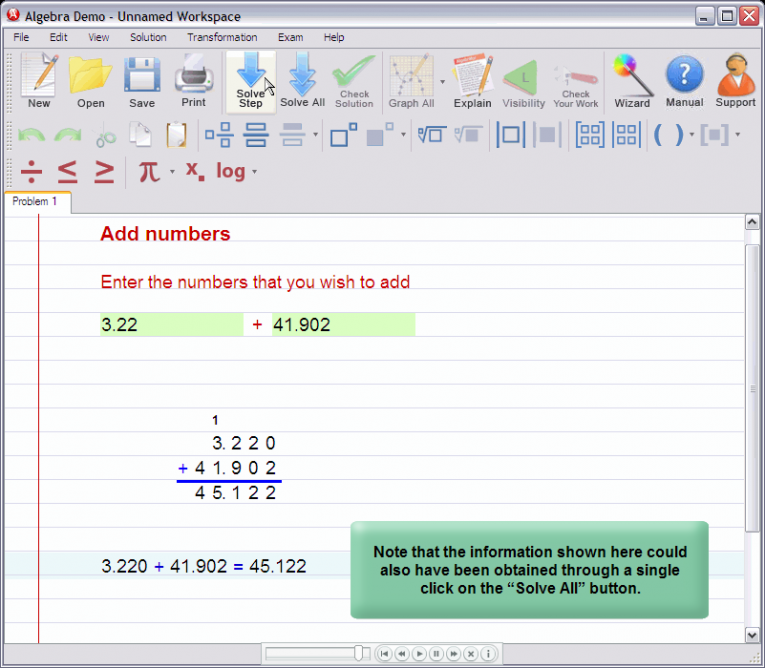 picture 5 for demo on Adding decimal numbers