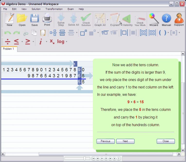 picture 5 for demo on Adding long numbers