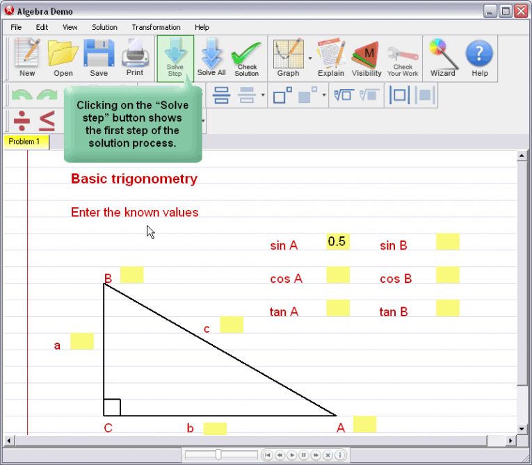 picture 3 for demo on Basic Trigonometry