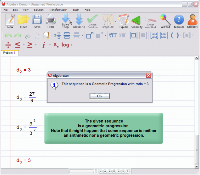 picture 6 for demo on Classifying progressions
