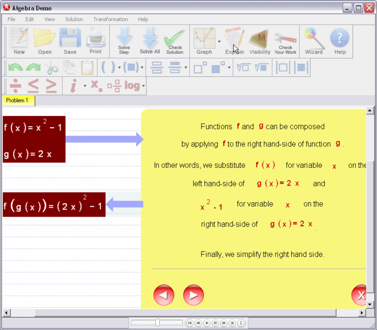 picture 3 for demo on Composition Of Functions