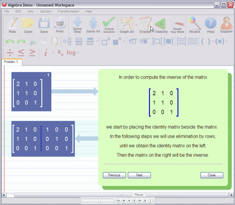 picture 2 for demo on Matrix Inverse