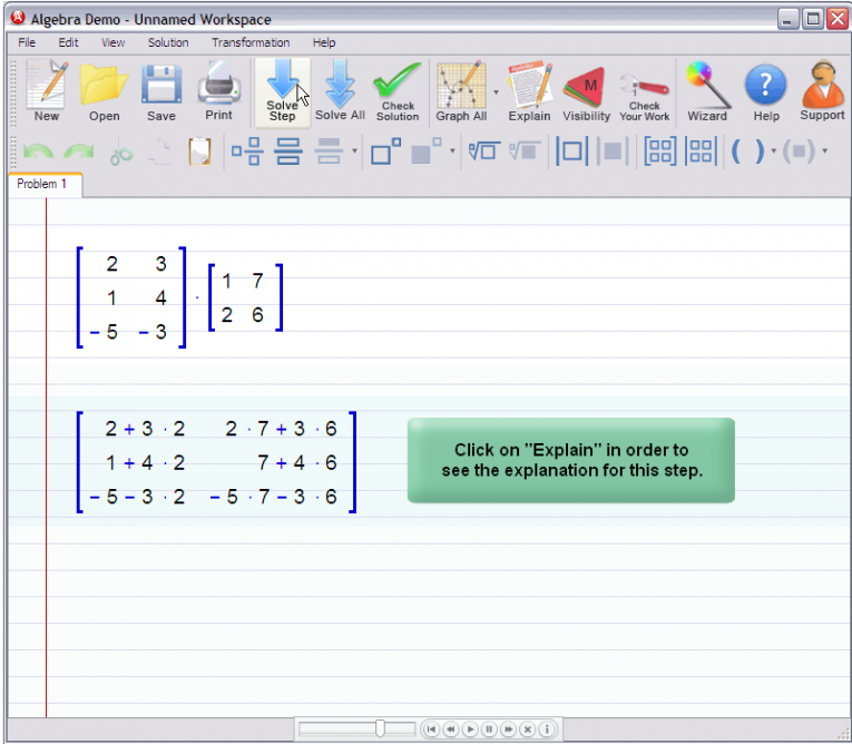 picture 2 for demo on Multiplying Matrices