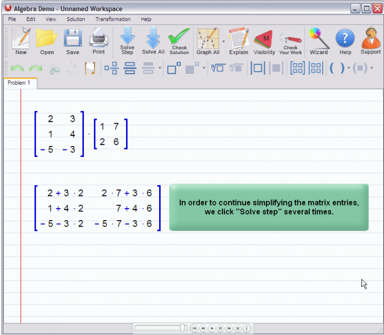 picture 4 for demo on Multiplying Matrices
