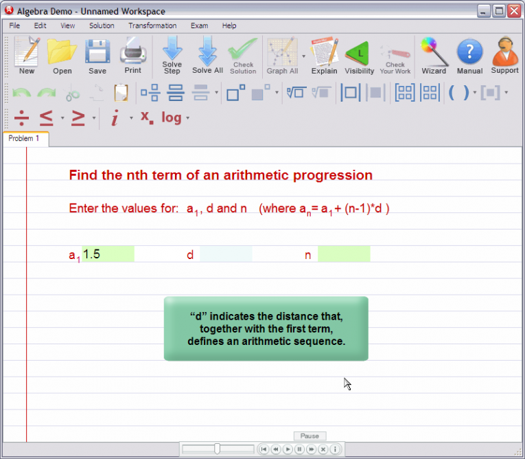 picture 2 for demo on Nth term of an arithmetic progression