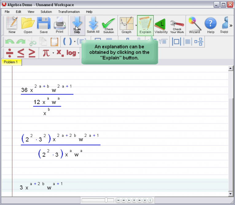 picture 2 for demo on Simplifying Exponential Expressions