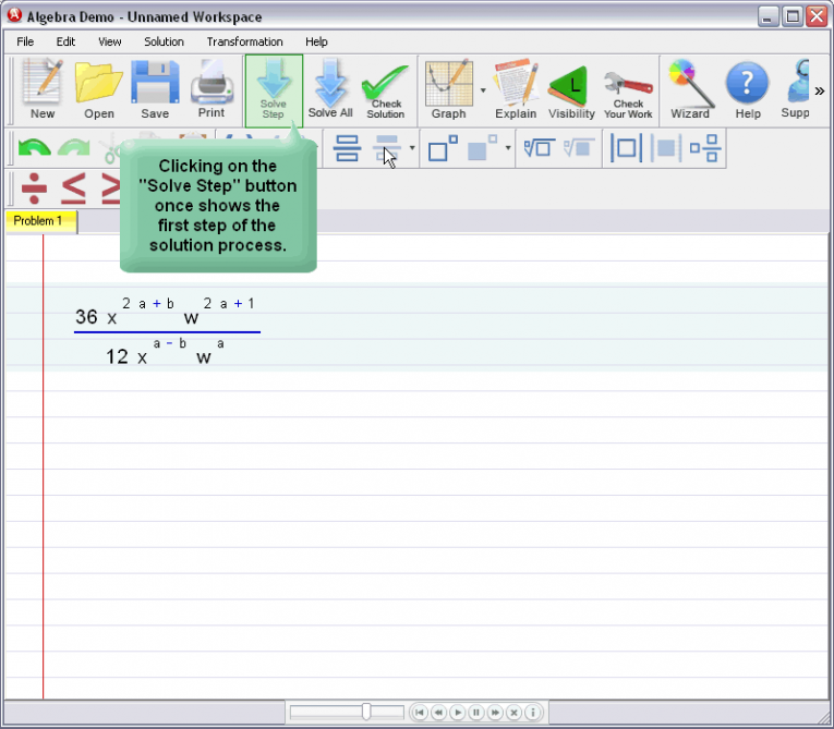 picture 1 for demo on Simplifying Exponential Expressions