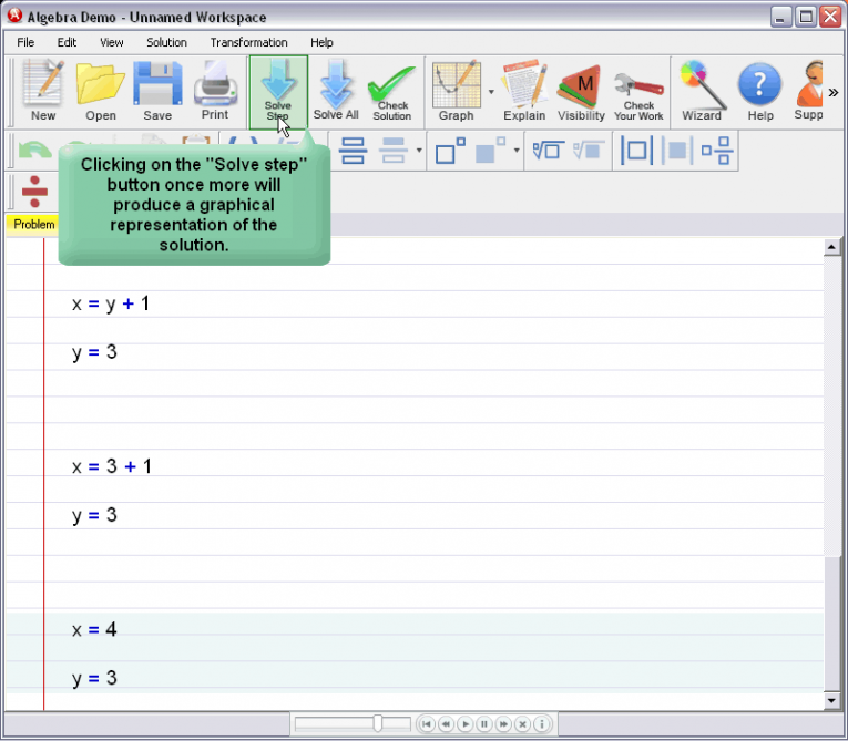picture 5 for demo on Solving Systems Of Equations