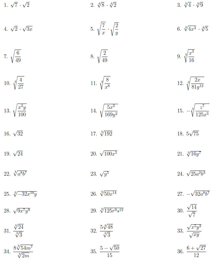 simplifying-radicals-worksheet-algebra-1-escolagersonalvesgui