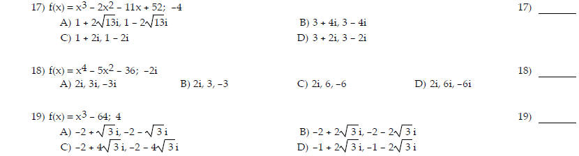 Write a polynomial function with rational coefficients
